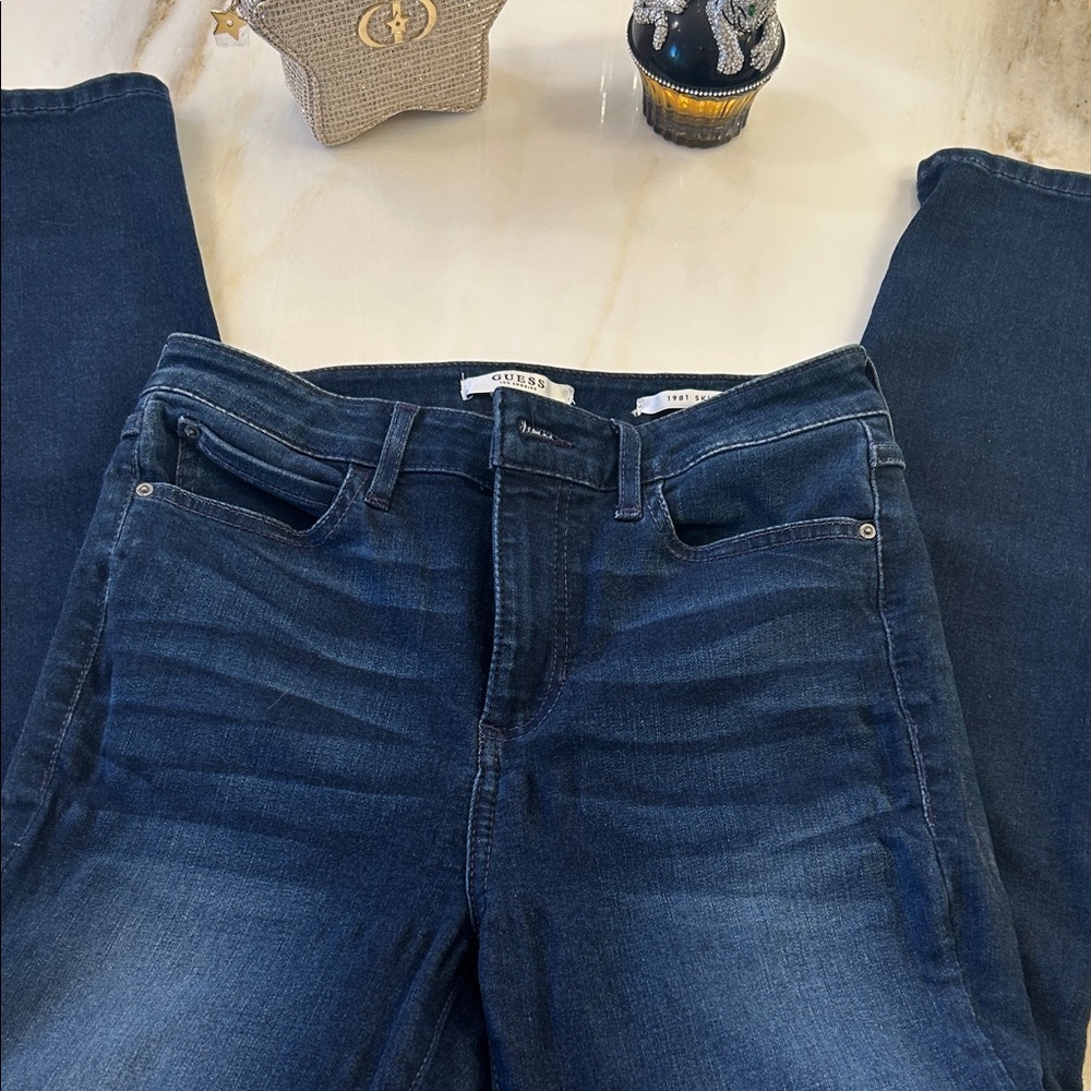 Guess Women's Dark Blue Skinny Jeans